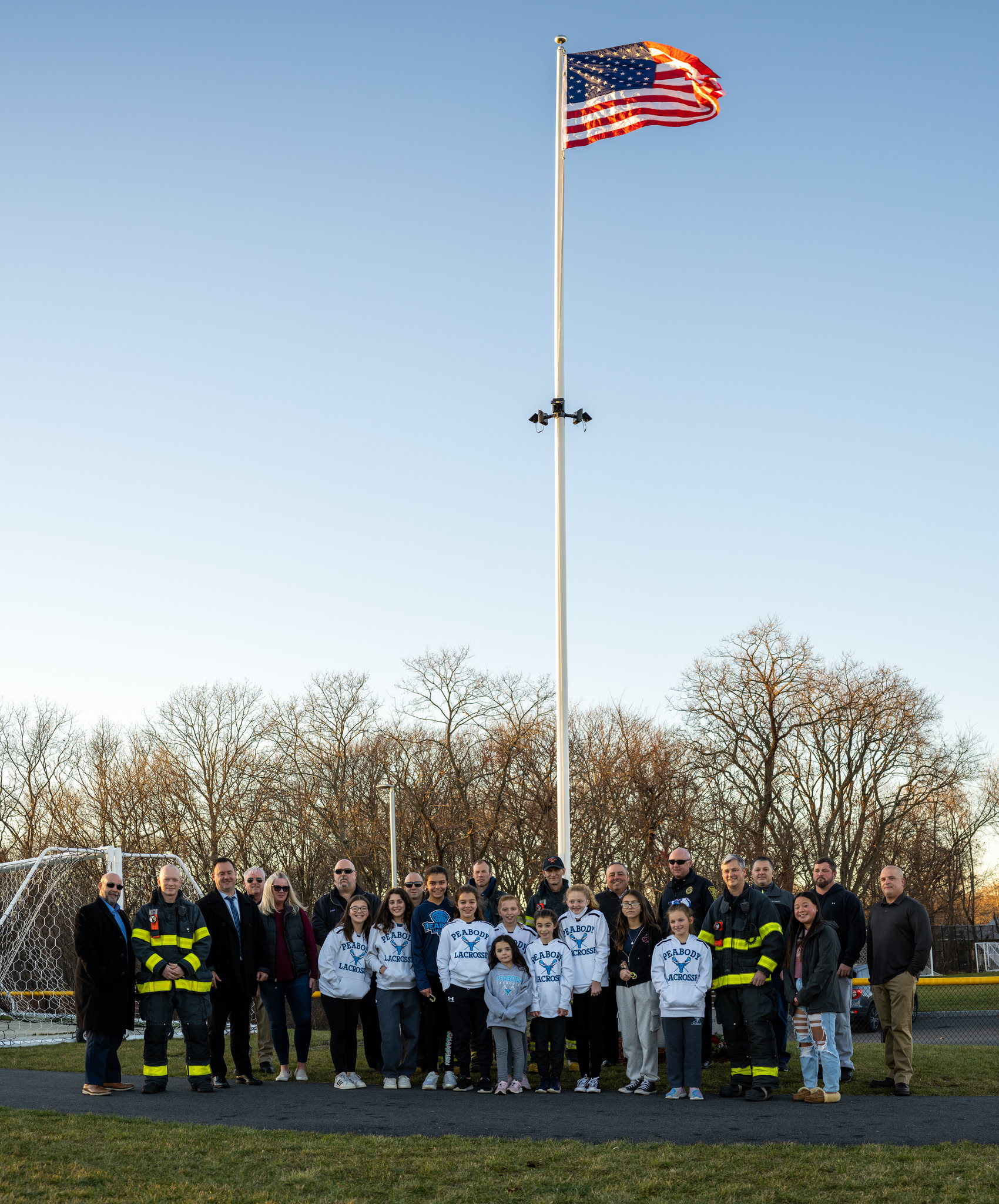 Rice Flag dedication